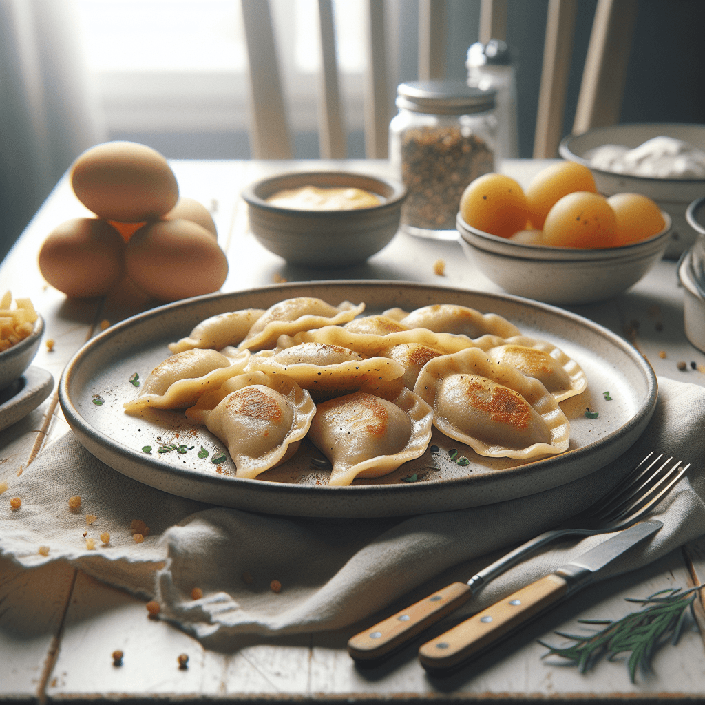 Potato and Cheese Pierogi